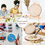 Maputune 8 Pcs 7-8 in Large Unfinished Wood Slices for Centerpieces, Natural Rustic Wooden Plate for DIY Craft, Round Wood Chips for Signage Painting Wedding Party Christmas Decor