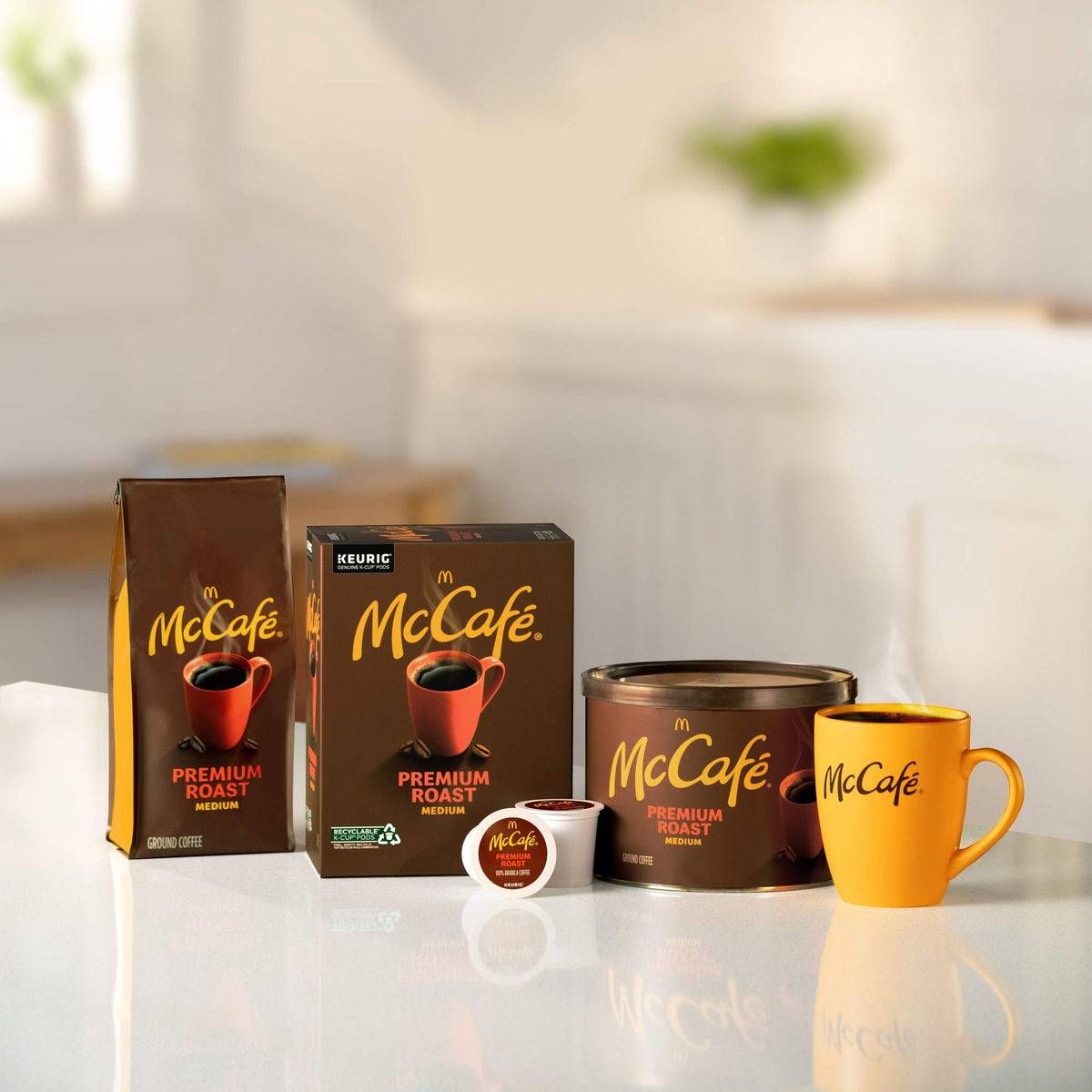 McCafe Premium Roast Medium Roast Coffee, K-Cup Pods, 96 Count