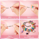 BLmukce Friendship Making Kit for Girls, DIY Jewelry Bead Bracelet Making Kit for Kids 8-12 Year Old, Charm Necklace Craft Kits, Christmas Birthday Gifts for Girl Age 7 8 9 10 11 12 Art Craft Supplies