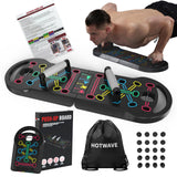 HOTWAVE Push Up Board, Portable PushUp Board, Foldable 20 in 1 Push Up Bar