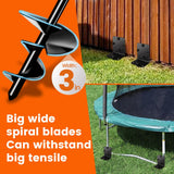 Ground Anchors Shed Anchors 14" Set of 2 Trampoline Stakes