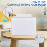 DUTYWORKS Paper Towel Dispenser Countertop, Large Capacity 200 Sheets, Non-Slip Base, Paper Towel Dispenser Compatible with Multifold, Z-Fold Towels, Ideal for Bathroom, Kitchen & Commercial Use