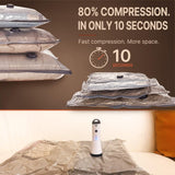 Vacbird Travel Vacuum Bags with Rechargeable Pump, 15 combo tarvel size