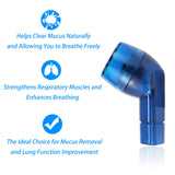 MILLSTEPS Breathing Exercise Device for Lungs,Mucus Relief and Lung Expansion Device - Clear Mucus from Airways Naturally & Build Stronger Lungs