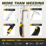 SWANSOFT Crack Weeder – Heavy Duty Stainless Steel Crevice Weeding Tool