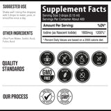 Nascent Iodine Supplement 400 Servings, Glass Bottle, Vegan, 1800 mcg - 600 mcg per Drop - Pure, Clear Color - Supports Thyroid Health, Energy, Immunity & Metabolism (2 oz.)