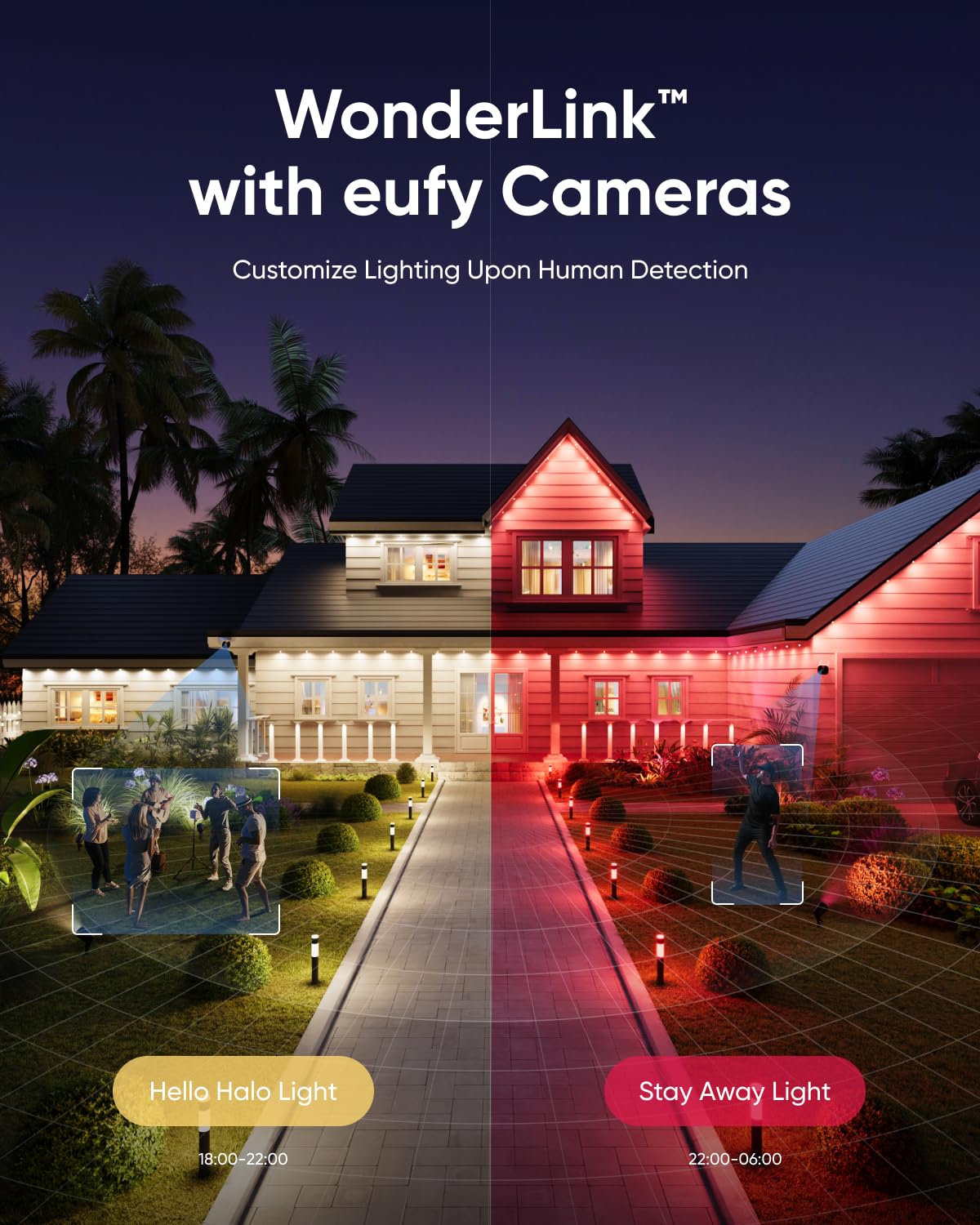 eufy Permanent Outdoor Lights E22, 100ft with 60 Triple-LED Lights, Smart RGBWW for Christmas, Daily and Holiday, IP67 Waterproof, AI Lighting Themes for Christmas Decorations, Links with Cameras