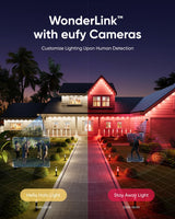 eufy Permanent Outdoor Lights E22, 100ft with 60 Triple-LED Lights, Smart RGBWW for Christmas, Daily and Holiday, IP67 Waterproof, AI Lighting Themes for Christmas Decorations, Links with Cameras