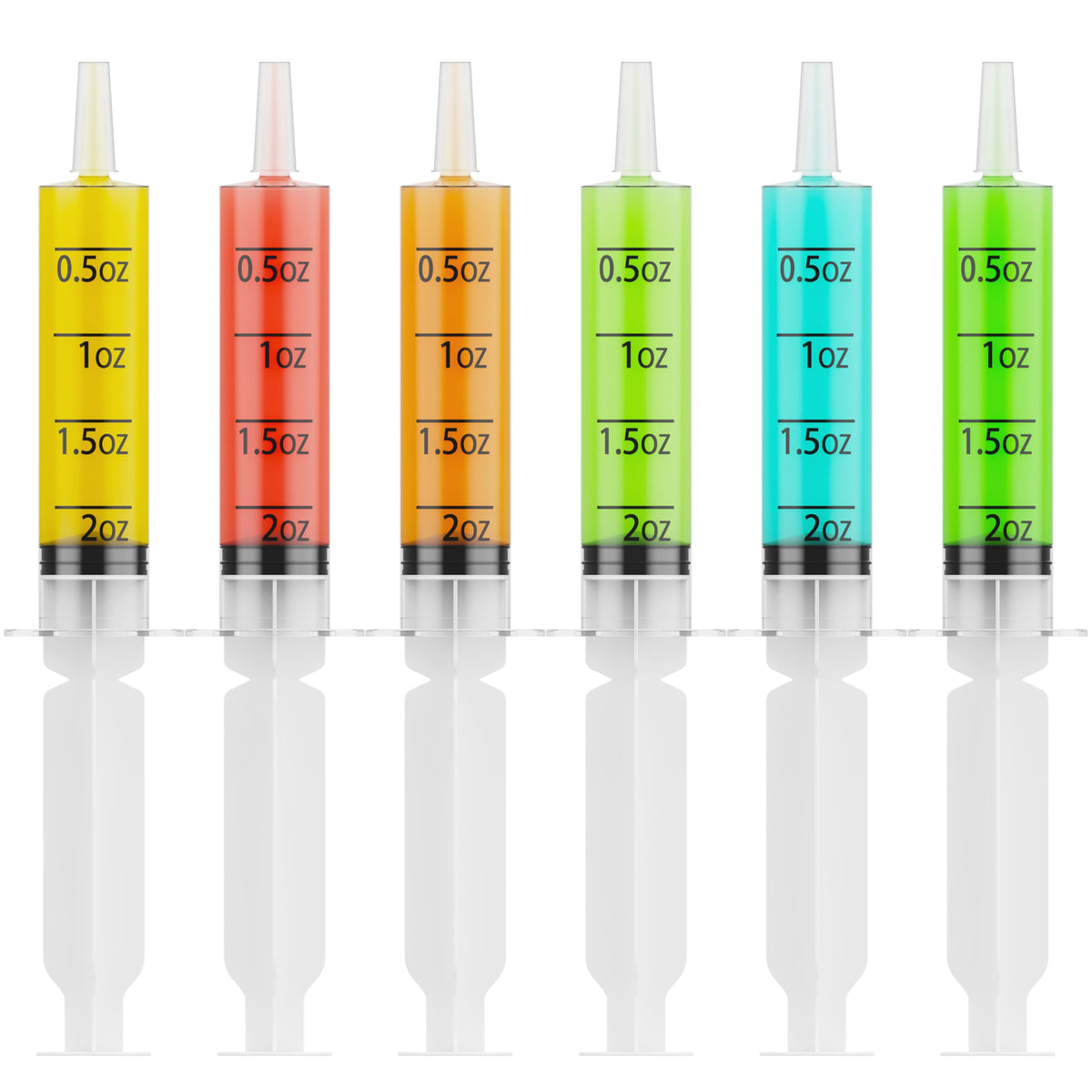JOLLY PARTY 40 Pack Jelly Shot Syringes, 2 oz Jelly Shot Syringe With Caps