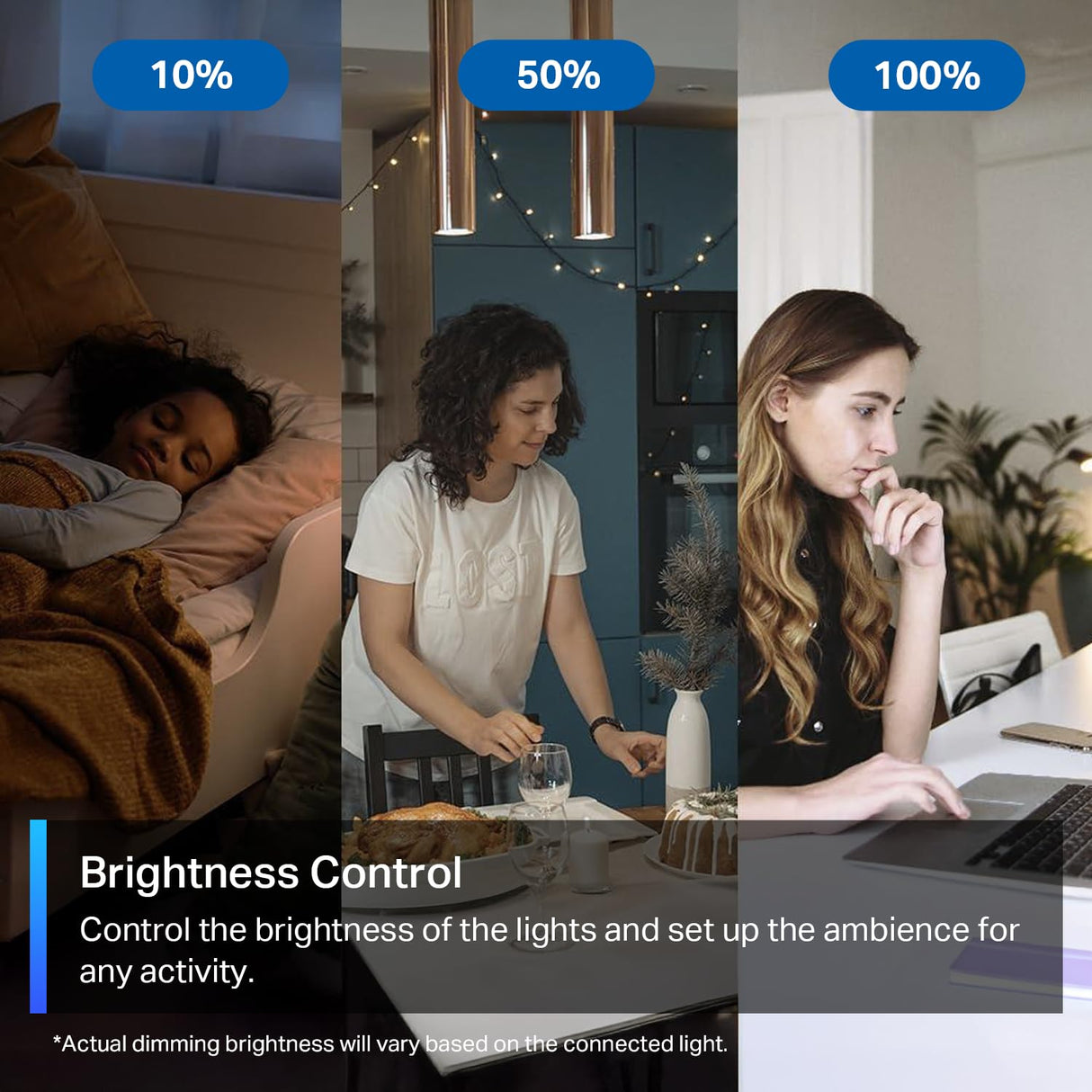 TP-Link Tapo Matter Smart Dimmer Switch, Single Pole, Neutral Wiring & 2.4 GHz WiFi Required, Compatible with Alexa, Siri, Google Home, Bixby, UL Certified Light Switch, (4-Pack)