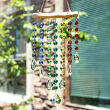 YU FENG 12 Inch Crystal Prism Suncatcher, Hanging Rainbow Maker Ornament