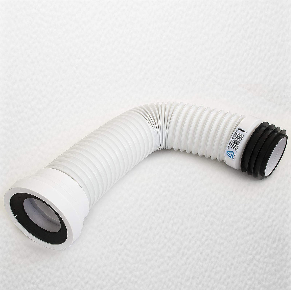 E-PLUMB VIVA Long Flexible Connector Back To Wall Close Coupled Pan WC Toilet Waste 300-750 mm 110 mmt (FOR SALE TOILET PAN CONNECTOR)