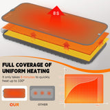 Homelove Warming Mat for Food - Electric Warming Tray with 6-Level Temperature and Hours Setting, Full Surface Graphene Heating, Waterproof Dishwasher-Friendly Food Warmer for Parties, Kitchen (Gray)