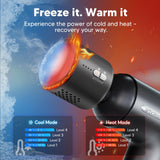 arboleaf Massage Gun with Heat and Cold, 6 Speeds Muscle Massage Gun Deep Tissue with Case, Powerful Percussion Massager for Home Gym Office Muscle Back Pain Relief, Gift