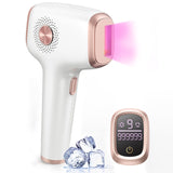 INNZA IPL Hair Removal with Ice Cooling Care Function for Women Permanent,999,999 Flashes Painless IPL Hair Remover, Hair Removal Device for Armpits Legs Arms Bikini Line