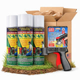 Mo Deck Lawn Mower A Nonstick Spray with CanGun1 – Pressurized Deters Grass & Clipping Buildup Reduces Clumping, Protects Deck from Corrosion, Easy Metal-Safe Spray-On by Flyleaf PRO (3 Cans - 11 oz.)