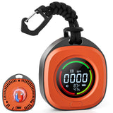 Portable Carbon Monoxide Detectors for Travel 3-in-1 Square Carbon Monoxide Monitor with 43 Detection Holes, RV CO Detector Alarm Temp/Humidity Sensor for Home, Camping & Travel Tent Car