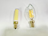 ALIDE E12 10W 6000K LED Candelabra Bulbs 100w Equivalent 1200lm 0.73 * 3.15inch, Non-dimmable, 5Pack