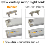 hunhun 10-Pack 3.3ft/1Meter U Shape LED Aluminum Channel System with Milky Cover, End Caps and Mounting Clips, Aluminum Profile for LED Strip Light Installations, Very Easy Installation