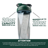 HELIMIX 2.0 Vortex Blender Shaker Bottle Holds upto 28oz | No Blending Ball or Whisk | USA Made | Portable Pre Workout Whey Protein Drink Shaker Cup | Mixes Cocktails Smoothies Shakes | Top Rack Safe