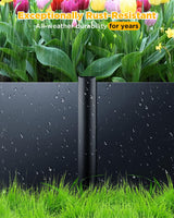 GZBEVITAR Landscape Edging Metal Stakes, 10 Inch Garden Edging Stakes