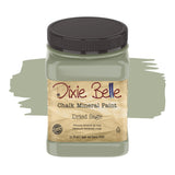 Dixie Belle Paint Company Chalk Finish Furniture Paint - Dried Sage (32oz) - Matte Gray/Green Chic Chalk Mineral DIY Furniture Paint