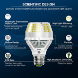 SANSI 300W Equivalent 5000 Lumens LED Light Bulb, 5000K Daylight Super Bright Light Bulbs, E26 A19 Brightest LED Bulbs Non-Dimmable, 22-Year Lifetime, 35W Energy Saving for Home Workshop, 2-Pack