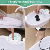 Veicomtech Ionic Foot Bath Detox Machine, Ion Cleanse for Home Use, Salon, Beauty SPA Club (2 Arrays, 100 Liners) Green