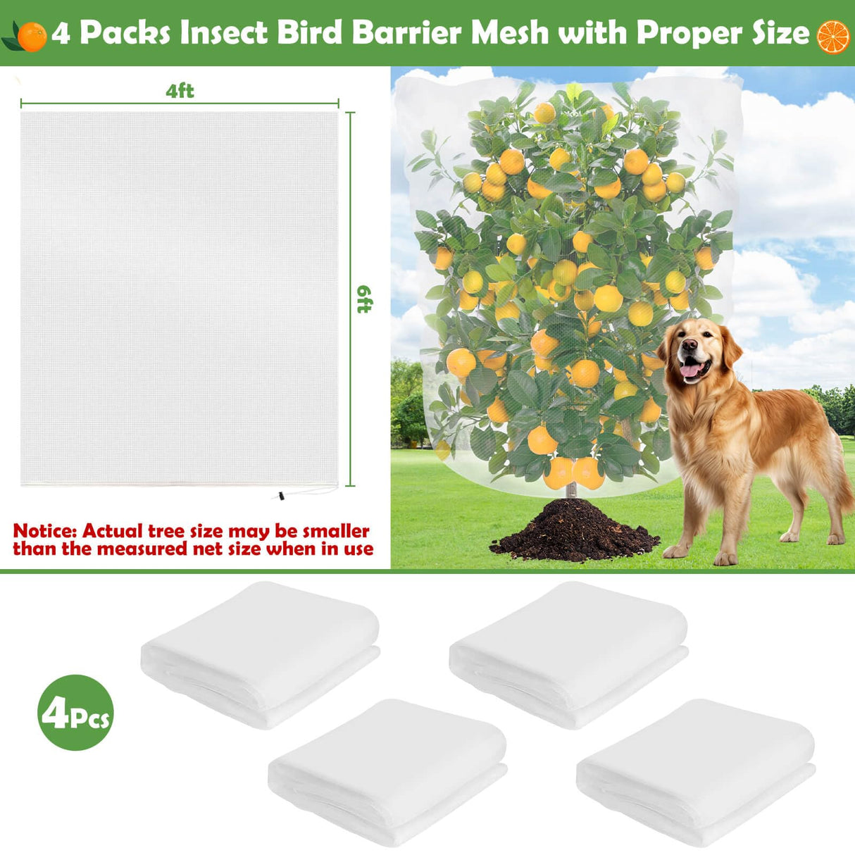 4Ft x 6Ft Blueberry Bush Netting Cover,Bird Netting for Blueberry Bushes