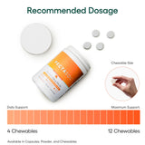 EcoNugenics PectaSol Modified Citrus Pectin – 120 Tangerine Chewable Tablets – Total-Body Health Supplement to Support Heart, Immune System, Inflammation Response + Maintain Healthy Galectin-3 Levels