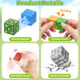 MUUHU 300PCS Magnetic Blocks - 0.8" Magnetic Building Blocks for Kids