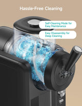HiCOZY F3 Slushie Machine & Soft Serve Ice Cream Machine, No Ice Needed, Self-Cleaning, 5 Presets for Soft Serve, Frozen Drink, Milk Shake, Margaritas, Frappés and More
