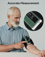 Checkme Blood Pressure Monitor for Home Use - Upper Arm Cuff, Bluetooth BP Machine, Accurate Readings in 30 sec, App Enabled for iOS & Android, Stores 50 BP Readings, FSA/HSA Eligible, Green