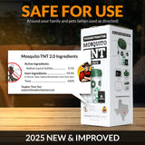 Tougher Than Tom Mosquito TNT 2.0 Mosquito 12 Bait Bags, Outdoor Insect Control, Easy Setup, Family & Pet Friendly, Ideal for Backyards, Camping, Gardens, BBQs, Picnics & More