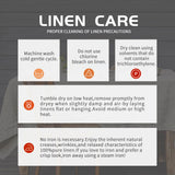 EVERLY 100% Pure Linen Rectangle Tablecloth 84Lx60W Inches for Dining,Weddings and Restaurants,Decorative Halloween,Thanksgiving,Christmas Table Cloth Machine Washable Tablecloths-Natural Linen