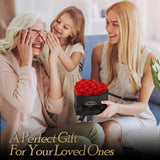 Auoasl 16 Preserved Flowers Rose in a Box, Gifts for Women Mom Her Wife on Mothers Day Valentines Birthday Christmas Anniversary Romantic(Red)