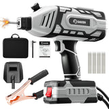 Saker Portable Electric Welding Machine,110V Portable Welder Handheld with IGBT Inverter 5 Variable Current Adjustment, ARC Welder Gun, Fits for 3/32" Wire Rods (Grey)