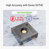 YoLink Smart Temp & Humidity Sensor, LoRa Long Range, 2 Year Battery, Indoor Monitoring for Wine Cellar, Bedroom, Nursery, Greenhouse, RV, with App, Email & SMS Alerts, Alexa IFTTT, 2 Pack + Hub