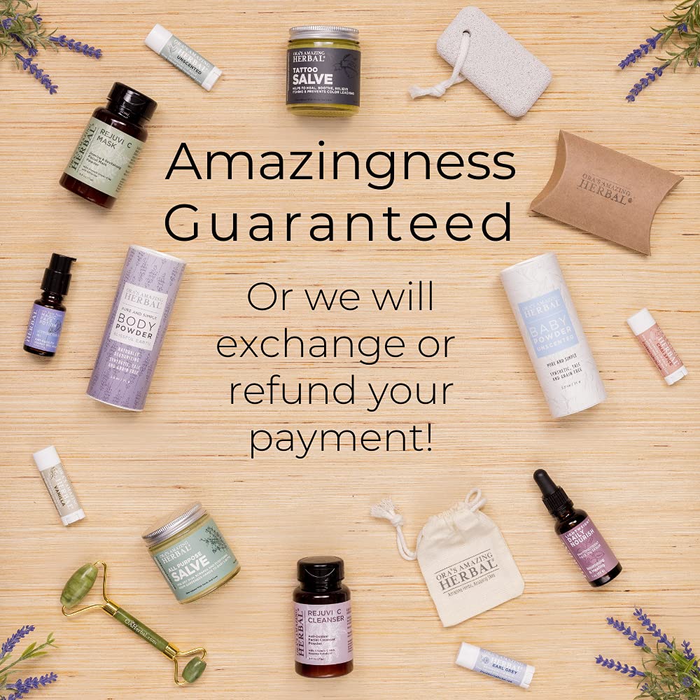 Tattoo Salve, Tattoo Aftercare Balm, Paraben Free Healing OIntment For New Tattoos, Brightening Moisturizer For Old Ink, Itchy Tattoo Relief Cream, Plastic Free, Ora’s Amazing Herbal, 1 oz Travel Size