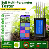 8 in 1 Soil Tester, Nitrogen, Phosphorus, Potassium Npk Tester, Ph, Moisture, Nutrient Conductivity, Ec Meter,High Accuracy Digital Sensitive,Soil Fertility Test