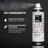 IGK GOOD BEHAVIOR Spirulina Protein Smoothing Spray + Anti-Frizz Smoothing Blowout Balm | Keratin Like Treatment + Frizz Control + Heat Protectant | Vegan + Cruelty Free
