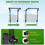 Gifeerory Universal Folding Wagon Push Handle Attachment for Camping Wagons/Strollers/Beach Carts,Upgraded Adjustable Wagon Handle Kit for Metal Round & Square Frame