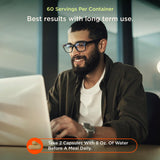 The Genius Brand Genius Turkey Tail - Plant-Based Supplement for Immune, Gut & Antioxidant Support - Organic & Non-GMO - 120 Veggie Capsules