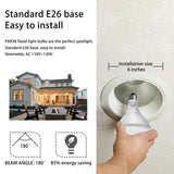 Gonhom Par38 led Flood Lights Outdoor Light Bulb,Dimmable 1800LM,20W Replace up to 200W,Outdoor Flood Light Bulbs for Backyard,Garage,Porch,Garden,2 Pack 5000K Daylight