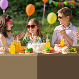 12 Pack Sage Green and Brown Plastic Tablecloth for Rectangle Tables, Safari Baby Shower Disposable Table Cover, Mallard Duck Camo Table Cloth for Jungle Forest Christmas Picnic Woodland Party Decor