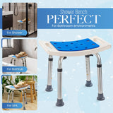 Dr.Kays Shower Chair for Inside Bathroom 350 lbs Shower Stool with Adjustable Height, Portable Heavy-Duty Bath Bench Padded Seat for Inside Tub Bathroom Chair for Elderly and Disabled FSA/HSA Eligible