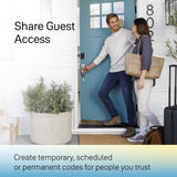 Yale Assure Lock 2 with Wi-Fi – Black Suede Smart Lock for Front Door with Keypad, App Control, Backup Key, and Deadbolt – Secure Keyless Entry Door Lock, YRD450-WF1-BSP