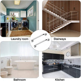 2 Pack Shower Grab Bar Stainless Steel Bathroom Grab Bars Shower Bath Handle Grab Bars for Bathtub Showers 18 Inch