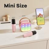 YLL Karaoke Machine for Kids Adults, Birthday Gifts for Girls 3-12 Year Old