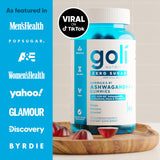 Goli Zero Sugar Ashwagandha & Vitamin D, Maca, L-Theanine Gummies, No Artificial Sweeteners, No Sugar Alcohols. Mixed Berry, KSM-66, Vegan, Plant Based, Non-GMO, Gluten-Free & Gelatin Free. (3)